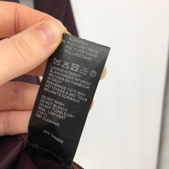 The Kooples Maroon Burgundy gold studded shoulder long sleeve mini dress 38 - Picture 7 of 16